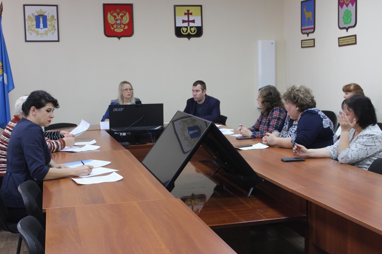 26 октября состоялось очередное заседание Общественной палаты Вешкаймского района.