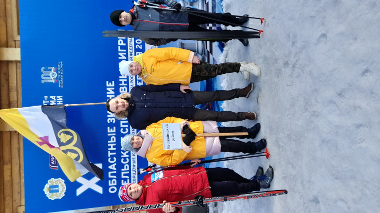 Команда Вешкаймского района заняла в своём этапе I место в XI зимних сельских играх Ульяновскойобласти!.
